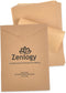 Zenlogy 9x13 Parchment Paper (100 sheets) - Unbleached, High Heat, Non-stick, Pre-cut Baking Paper for Quarter Sheet Pans - Great for Baking, Roas...