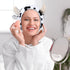 Plush Wash Face Headband Cow Print Spa Wrist Band Cuffs Hair Scrunchy Women Girls Facial Makeup Skincare Bath Head Wrap Kids Costume Party Supply ...