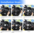 Car Steering Wheel Cover, Soft Breathable Anti-Slip Auto Steering Wheel Protector Fit 15 Inch, Universal Vehicle Interior Accessories for Cars, SU...