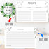 100 Count Recipe Cards, Recipe Cards 4x6 Inch White, 4x6 Recipe Cards Double Sided, Blank Recipe Cards for Bridal Showers and Wedding, Christmas G...
