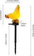 Solar Chicken Lights Chicken Statue Decorative Outdoor Chicken Solar Light Garden Decor for Outdoor Patio Yard Art Decoration...
