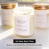 Craft & Kin Patchouli & Amber Scented Candle | 8 Oz 45 Hour Long Lasting | Classic Soy Spring Scented Candles Wood Wick | Made with Natural Soy | ...