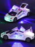 Toy Cars, Police Car Toys for Boys 3-5, Police Car Spinning Toy with Music Lights and Siren, Automatic Door Opening Spin Toy for Outdoor Indoor Ki...