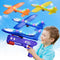 3-Pack LED Airplane Toy, Foam Glider with Plane Launcher - Catapult Plane with 2 Flight Modes, Kids Gifts Flying Toy for 3 4 5 6 7 8 9 10 11 12 Ye...
