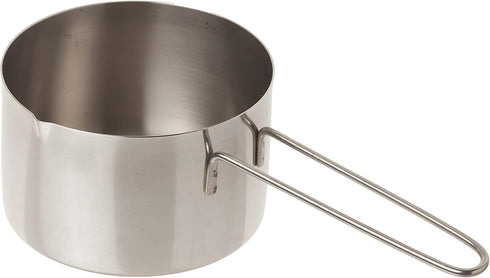 American METALCRAFT, Inc. MCW200 2-Cup Stainless Steel Measuring Cup with Wire Loop Handle, Silver...