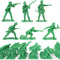 AMOR PRESENT 120PCS Army Men Action Figures, 2" Army Men Toy Soldiers Military Toys Playset Green for Boys Birthday Gift...
