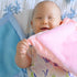 Baby Lovie, Small Security Blanket for Babies - Soft Blanket with Satin Trim - Newborn Baby Essentials & Baby Gifts – 14” x 14” - Pink...