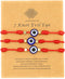 Evil Eye 7 Knot Lucky Bracelets Adjustable Red String Amulet for Women Men...