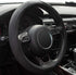 Xizopucy Car Steering Wheel Cover,14.5-15 Inch Black Universal Microfiber Leather Covers Breathable Anti-Slip Odorless Steering Wheels Accessories...