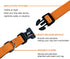 FURRYFECTION Reflective Dog Collar and Leash Set with Quick Release Buckle, Padded with Neoprene Adjustable Nylon Dog Collar for Small Medium and ...