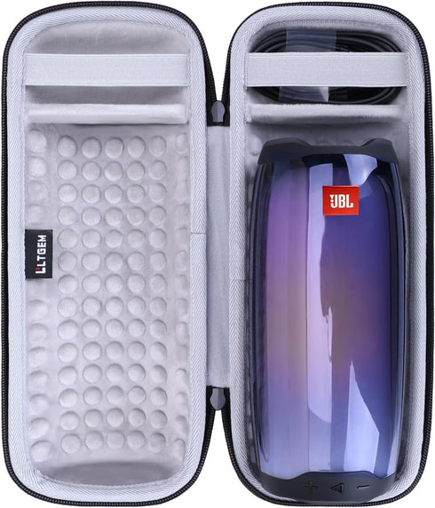 LTGEM Hard Case for JBL Pulse 4/3 Waterproof Portable Bluetooth Speaker - Travel Protective Carrying Storage Bag(Black+Grey)...