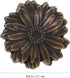 ARTIBETTER 10 Sets Antique Snaps Button Bronze Vintage Metal Snap Leather Fastener Flower Sewing Snaps for Handbag Purses Bags Clothes Leather Sew...
