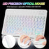 Ultra-Slim Bluetooth Keyboard and Mouse Portable Mini Wireless Keyboard Rechargeable 7-Color Backlit for Apple iPad iPhone Samsung Tablet iPhone S...
