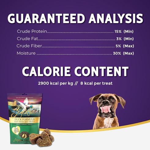 Zignature Duck Soft Moist Treats for Dogs...