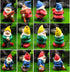 MAOMIA Miniature Gnome Figurines 6 Pcs Fairy Garden Gnome Statues Micro Landscape Decoration Plant Flower Pots Ornaments(Random 6...