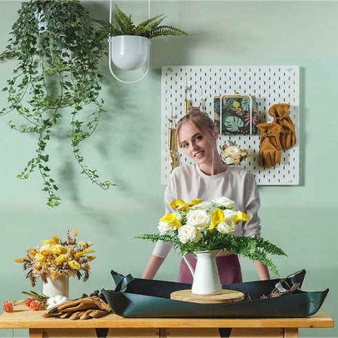 Plant Repotting Mat,Thickened Leather Waterproof Transplanting Mat,Indoor Succulent Potting Mat,Portable Gardening Mat, 30" X 18" Foldable Plant P...