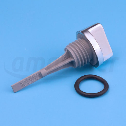 2 Pcs Motorcycle Oil Dipstick 60mm Aftermarket Replacement Parts Fit for 50cc 70cc 90cc 110cc 125cc Horizontal Engine ATV Quad Pit Dirt Bike Go Ka...