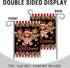Welcome Christmas Gingerbread Man Small Decorative Garden Flag, Xmas Peppermint Candy Holly Red Berries Yard Lawn Outside Decor, Winter Holiday Fa...