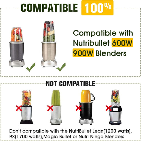 Replacement for Nutri Bullet Milling Blade Extractor Blade Compatible with Nutribullet 600W 900W Blender...