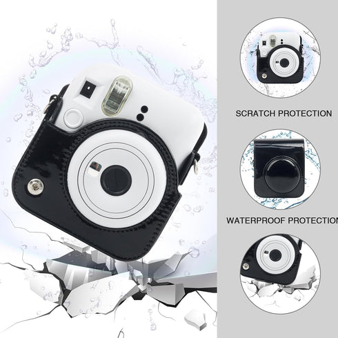 Protective Case for Fujifilm Instax Mini 12 Instant Camera - With Light-sensitive Holes, Lower Right Lens Fit, Specially Designed for Mini 12 Came...