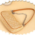 Straw Bag, Beach Bag, Hand-Woven Soft Handbag Underarm Bag With Decorative Chain, Bohemian Summer Bag Suitable for Vacation Travel Daily(Khaki)...
