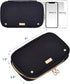 NISHEL Travel Jewelry Case, Travel Organizer for Necklaces, Earrings, Rings, Bracelets, Watch, Black...
