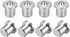 uxcell 5mm Drill Center for Dowel and Tenon, Stainless Steel, Woodworking Doweling Centering Tool 8Pcs...