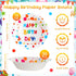 16 oz Happy Birthday Paper Bowls Birthday Polka Dots Paper Snack Bowls Happy Birthday Party Supplies Disposable Dessert Bowls Serving Salad Bowls ...
