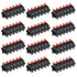 uxcell 12pcs 12 Way Jack Socket Spring Push Release Connector Speaker Terminal Strip Block...