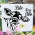 JAJADO Self Adhesive Silk Screen Stencil Farmhouse Stencils Farm Animal Stencils Silk Screen Transfers Reusable Chalk Paste Stencil Paint on Wood,...