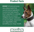 Bonies Natural Calming Formula Small-Sized Single Bone - Contains Chamomile & Lavender, Help Anxiety, Excessive Barking & Trembling, Chicken Flavo...