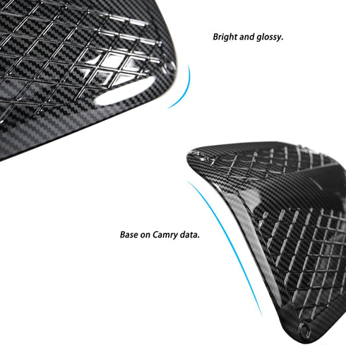 CKE for 8th Gen Camry Compatible with Toyota Camry 2024 2023 2022 2021 2020 2019 2018 Accessories Car Fuel Tank Cover Trim Oil Gas Cap Exterior De...