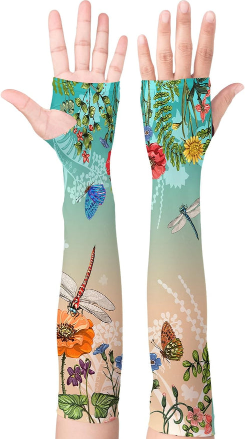 Gardening Sleeves for Women Farm Sun Protection Thorn Proof Cooling Arm Sleeves to Cover Arms for Garden Sports…...