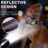 Airtag Dog Collar, Waterproof Air Tag Holder Dog Collar, Luminous & Reflective, Comfortable Padded, Adjustable Pet Collar for Small Medium Large H...