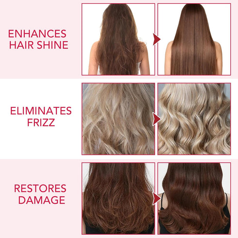 Hair Treatment Serum, Hair Vitamin Serum Capsule, 60PCS Enriched with Moroccan Macadamia Avocado Oils, Vitamins A C E Pro B5, No Rinse and Safe fo...