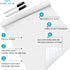 T&W SAME FILM Whiteboard Sticker for Wall-White Board Dry Erase-Whiteboard Stick On Wall, Dry Erase Paper with 1 Marker, Dry Erase Board for Schoo...