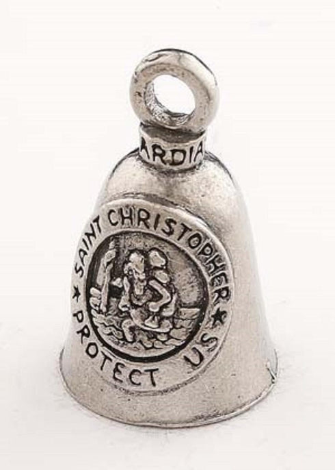 Guardian Bell ST. Christopher Complete Motorcycle KIT W/Hanger & Wristband...