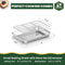 Baking Sheet and Cooling Rack Set, 2PCS Stainless Steel Cookie Sheets for Baking with Baking Rack, Size 9 x 7 x 1 Inch, Non Toxic & Heavy Duty & E...