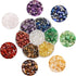 7 Chakra Natural Chip Stone,About 628 Pcs Irregular Gemstones Healing Crystal Loose Rocks Bead Hole Drilled DIY for Bracelet Jewelry Making Crafti...