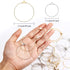 40 Pieces Earring Hoops for Jewelry Making Round Beading Hoop Earring for Earring Finding Making Supplies...