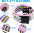 Gait Belt with Plastic Buckle Transfer and Walking Aid with Belt Loop Holder for Assisting Therapist, Nurse, Home Care - 60" L x 2" W (Rainbow)...