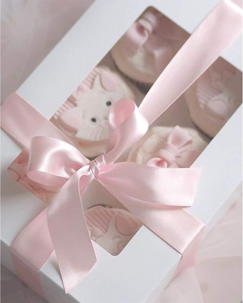 VATIN Double Face Sideshow Rose Satin Ribbon 5/8" Continuous 25 Yards,White Polyester Fabric Ribbon use for Bows Bouquet, Gift Wrapping, Floral Ar...