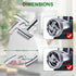 Mudder 9 Pieces Meat Grinder Blades Plate Discs Stainless Steel Food Knife Cutter Meat Grinder Replacement Parts for Size 5 Stand Mixer Accessorie...