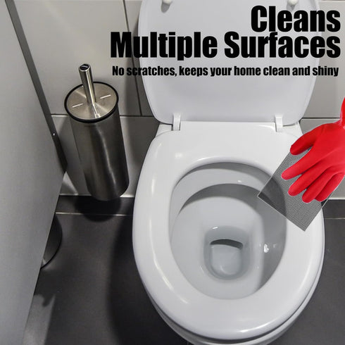 2024 New Upgrade Toilet Cleaning Screens Toilet Cleaner Hard Water 5.5 x 4 Inch Flexible Scrubbing Pads Remove Calcium Deposits Carbon Rust for To...