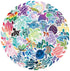 Cute Cartoon Sea Turtle Stickers 50 Pcs Trendy Style Stickers Laptop Stickers Pack Cool Sticker for Pad MacBook Car Snowboard Bicycle Luggage Wate...