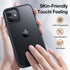 for iPhone 12 Phone Case, Shockproof for iPhone 12 Pro Case, Military Grade Drop Protection, Protective Hard Back Slim Translucent Case for iPhone...