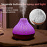 Mini Colorful Cool Humidifier, Volcano Shape Humidifier,USB Personal Desktop Humidifier Volcano Spray Mode, 7 Colors,Super Quiet for Office Room, ...
