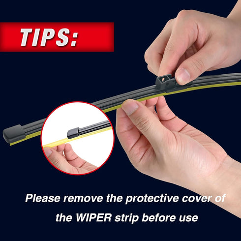 14" Rear Windshield Wiper Blade Replacement for BMW X5 22-19 /Volvo V70 10-08 V90 21-17 XC40 22-19 XC70 16-08 XC90 22-16 Back Window Wiper Blade-A...
