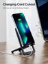 JSAUX Cell Phone Stand Foldable Aluminum Adjustable Phone Holder for Desk Black......