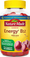 Nature Made Energy B12 1000 mcg, Dietary Supplement for Energy Metabolism Support, 80 Gummies, 40 Day Supply...